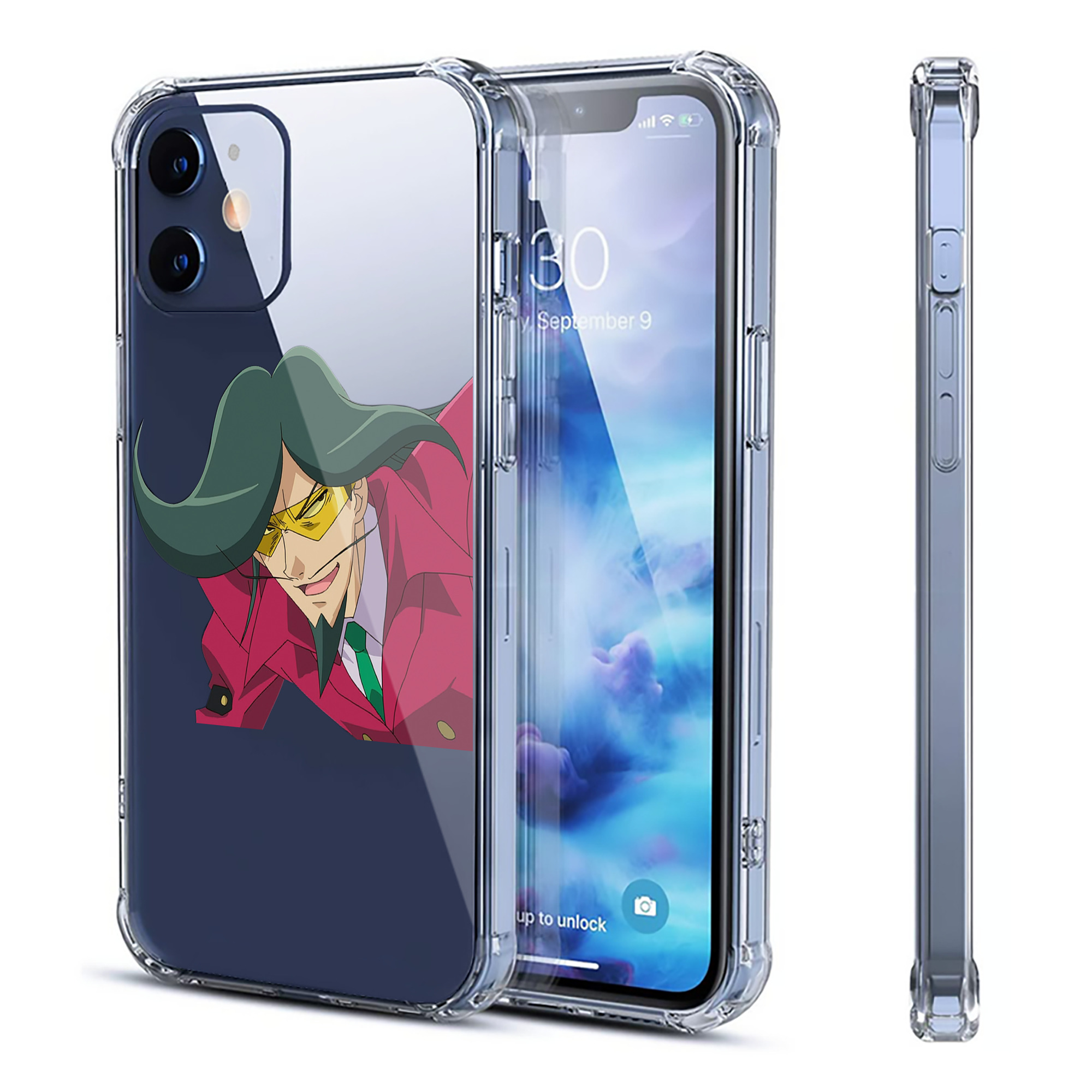 （画像用） 遊☆戯☆王 Yu-Gi-Oh! 【iPhone 12シリーズ対応】透明スマホケース（クリアソフトケース）